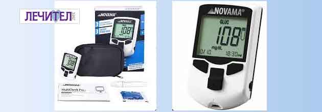 Aparati Za Kravna Zahar Glucomer 04 Novama Multicheck Pro
